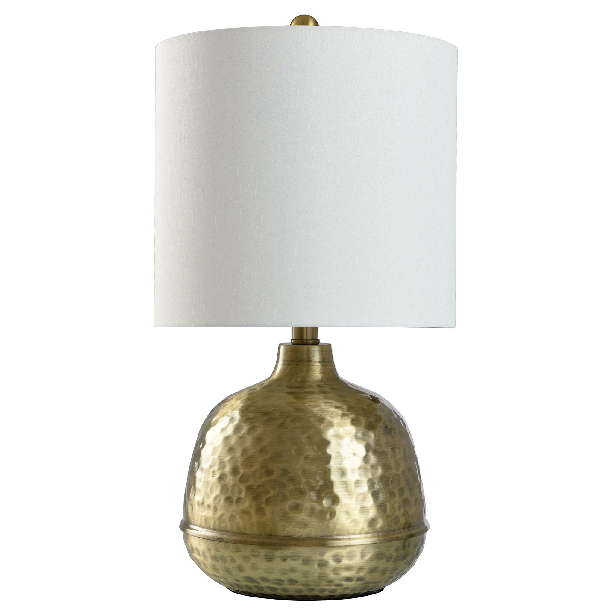 stylecraft hammered metal table lamp