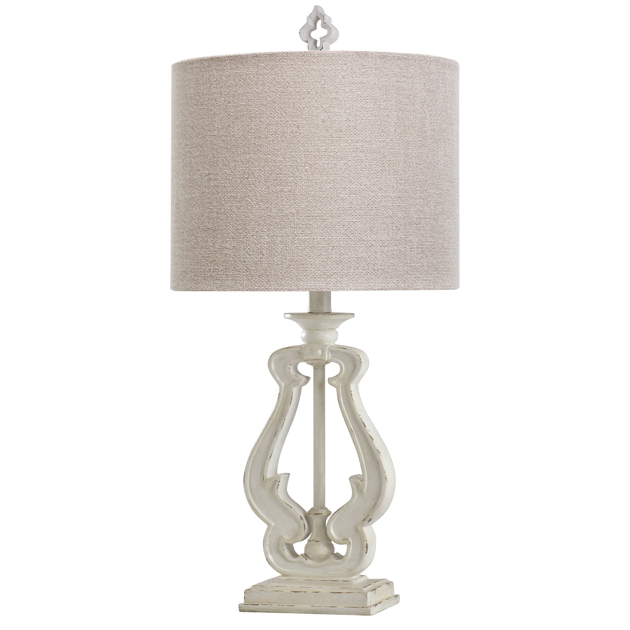 style craft farmhouse gray table lamp