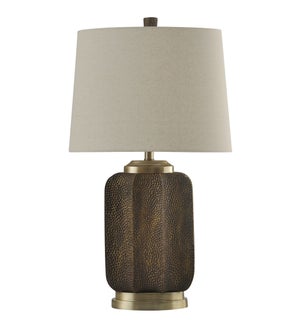 STRAUSBURG | Transitional Steel & Resin Table Lamp | 30in ht. X 17in w. X 10in d. | 100 Watts