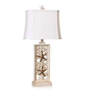 South Cove | 33in Coastal Cast Table Lamp | 100 Watts | 3-Way