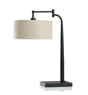 Bronze | Table Lamp | Mid Century Modern Style With Swing Arm Feature| 5.75 w X 8.5 d  X 24 h |150w