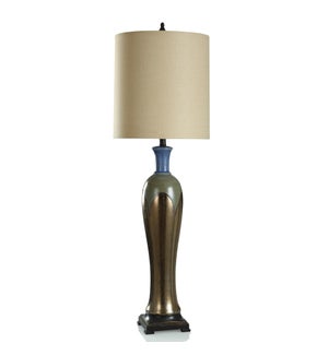 Bonaparte  Bronze  | Table Lamp | Reactive Glazed Base With Elongated Base Shape |150w
