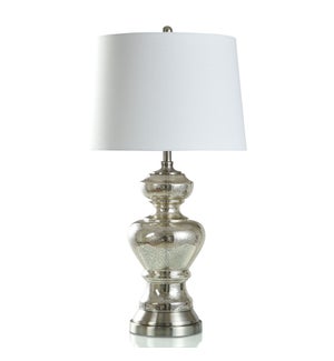 Northbay|Table Lamp|Elegant Silver Mercury Glass With Urn Shaped Base|8.37 w X 8.37 d  X 33 h |150w