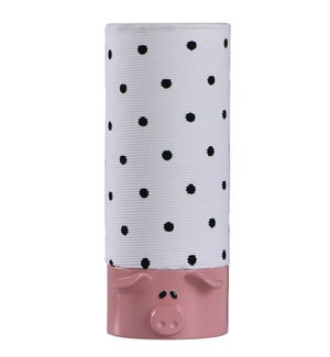 BACON BETTY UPLIGHT | 6in w. X 13in ht. X 6in d. | Juvenile Kids Farm Animal Pink Pig Uplight Accent