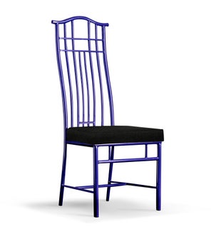 MACAU METAL CHAIR | 48in X 20in | Crafted from metal with a removable seat cushion  this stylish cha