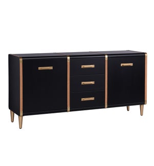 Cabinet with 2 doors 3 drawers