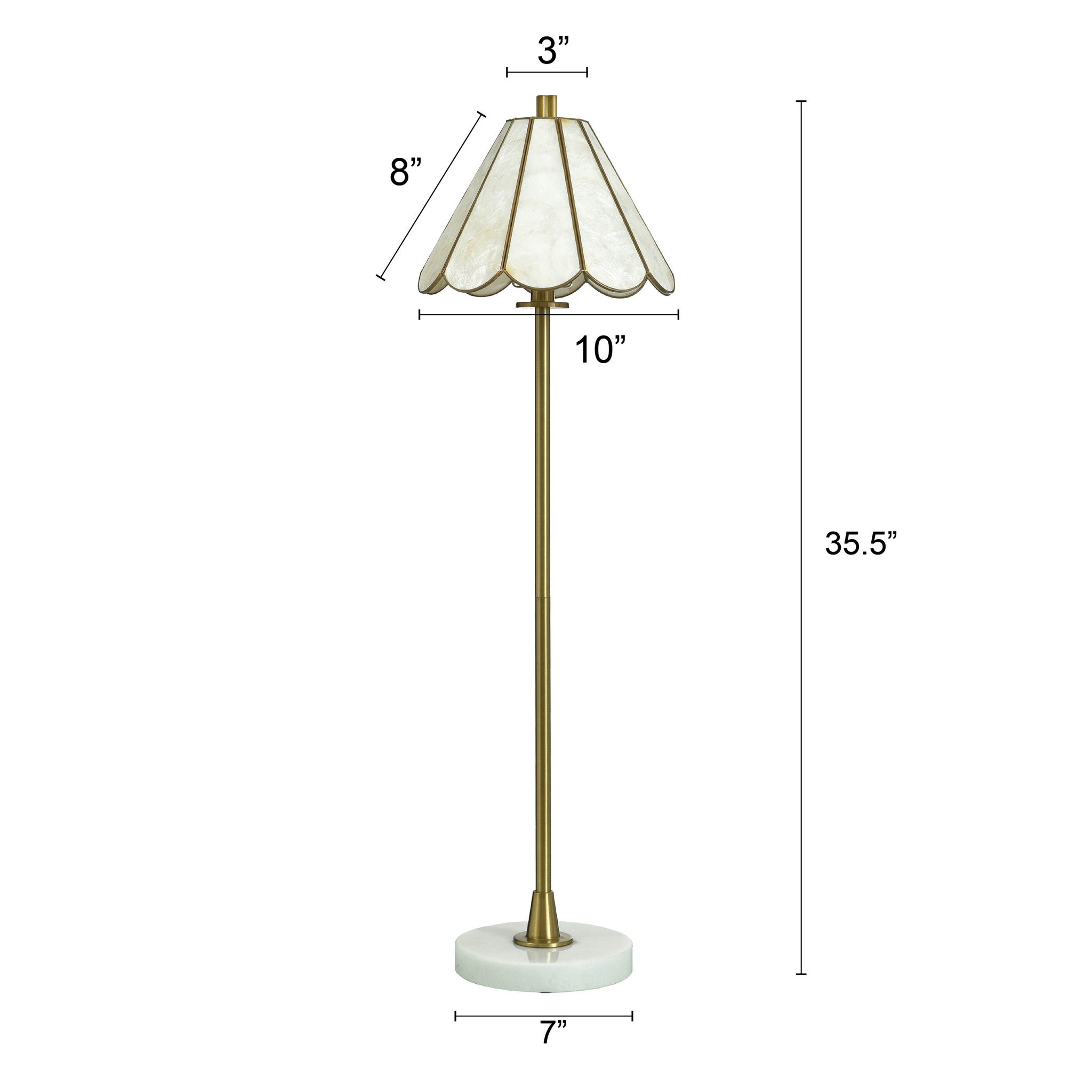 StyleCraft Verity Tamara Day Buffet Lamp - Thumbnail 5