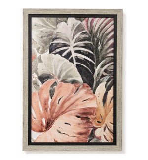 TEPID TROPICS | Textured Framed Print | 41in ht. X 29in w.