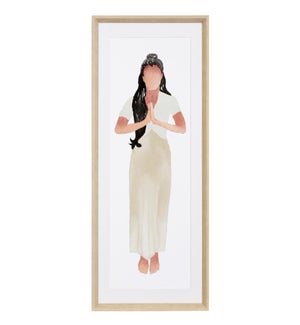 NATURAL BEAUTY VIII | Framed Print Under Glass | 17in w. X 42in ht. X 1in d.