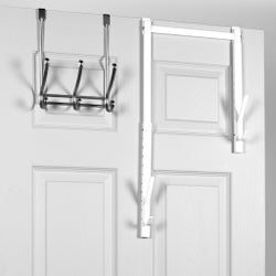 White - Adjustable Over-the-Door Hook (6)
