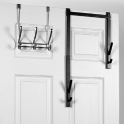 Matte Black - Adjustable Over-the-Door Hook (6)