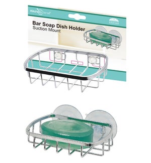 Chrome - Suction Bar Soap Dish (24)