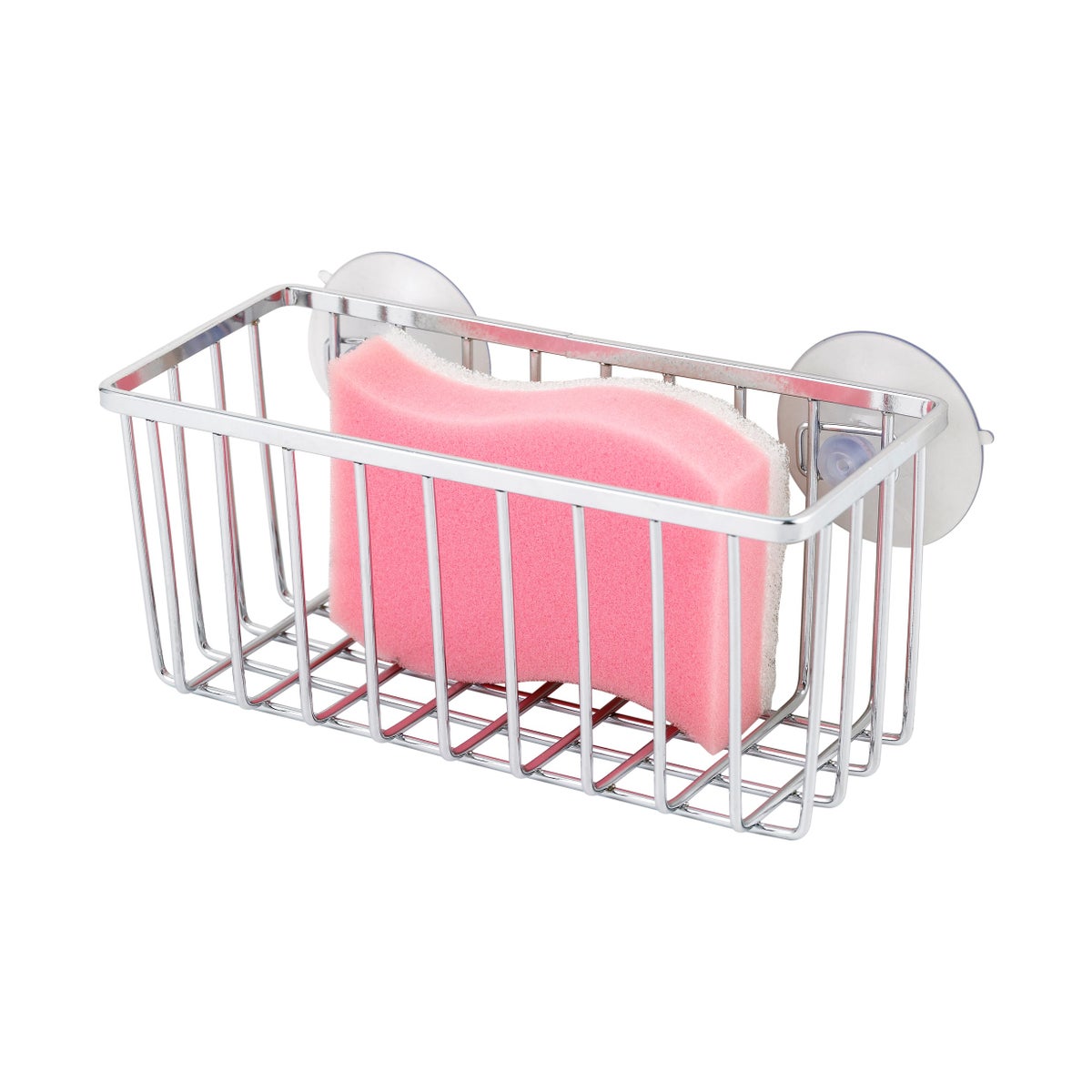 Chrome - Suction Mount Sink Caddy (24)