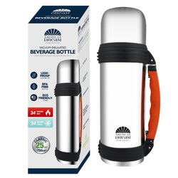 750ml/25oz Double Wall S.S. Travel Bottle with Handle (12)