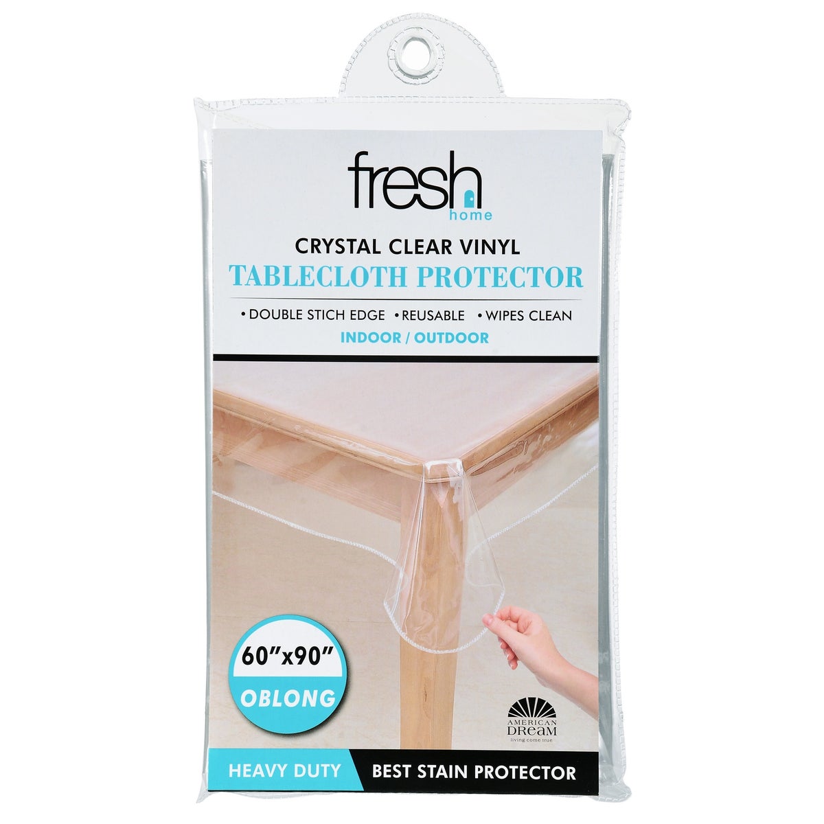 60"x90" Oblong - 4G Clear PVC Table Protector (36)