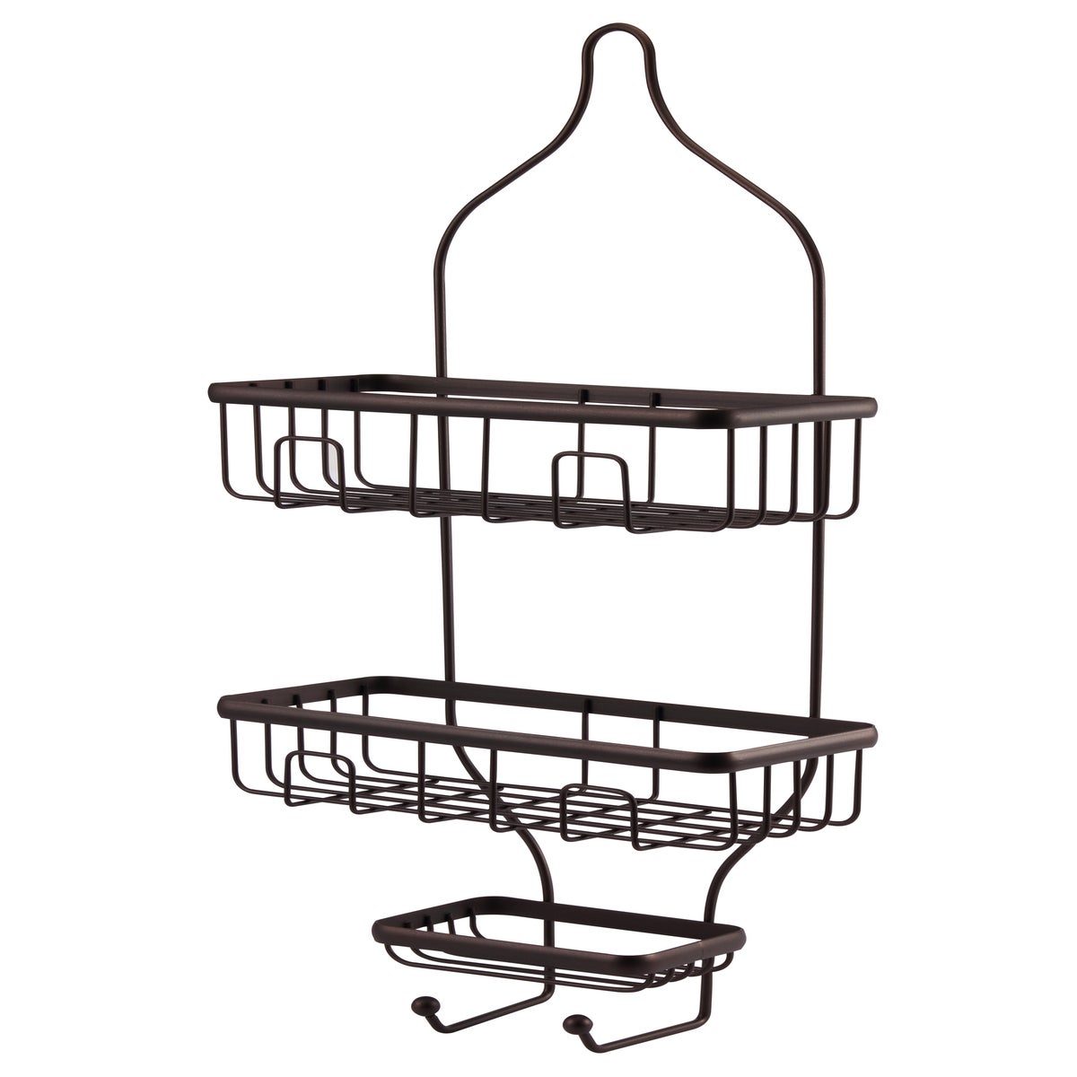 Bronze - Shower Caddy with Soap Dish & Hooks (12) 