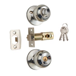 Chrome - Keyed Entry Lock (6/24)