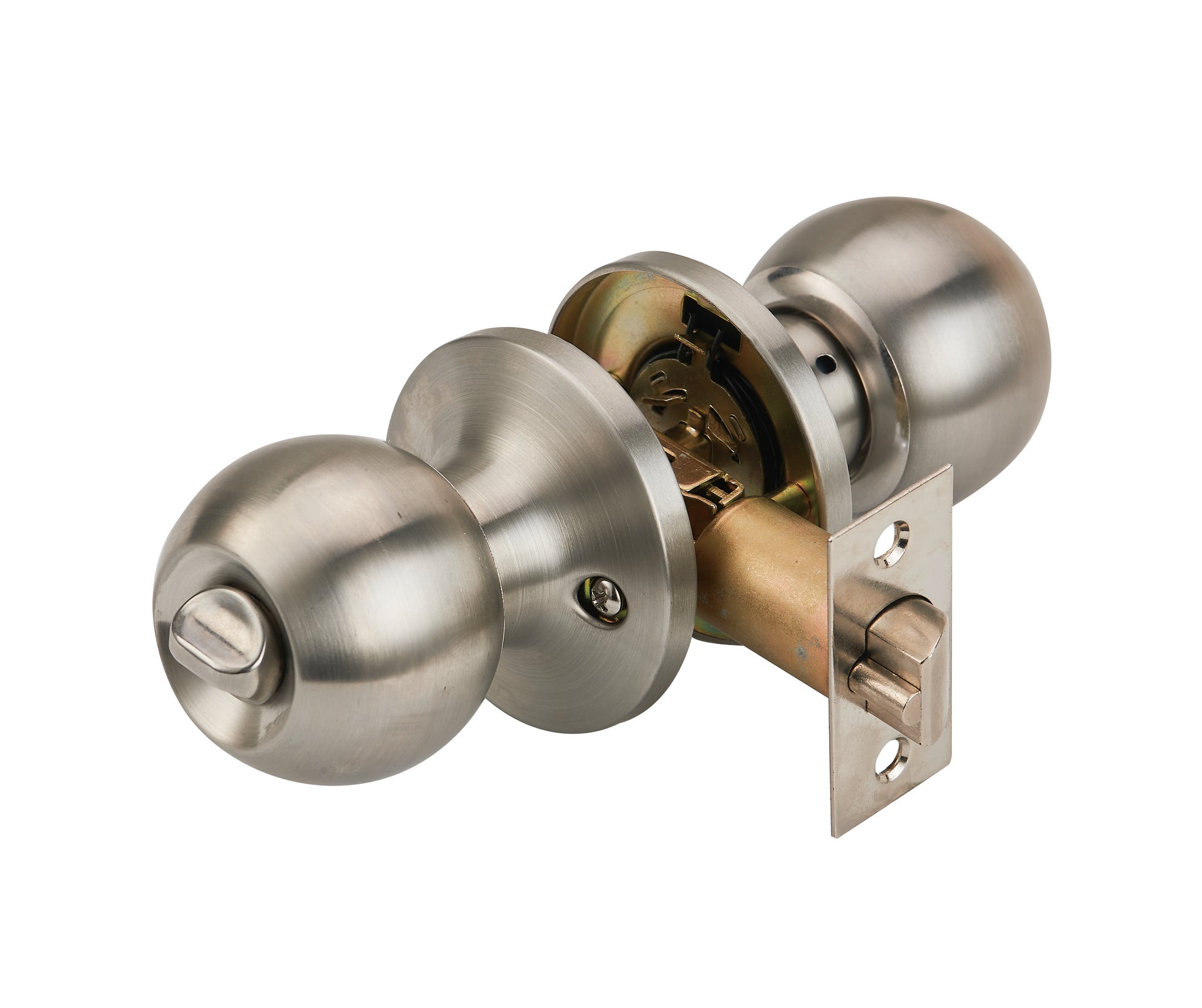 ラッチキーOSAKA SSC Satin Nickel - Keyed Entry Lock (6/24) - hardware | American