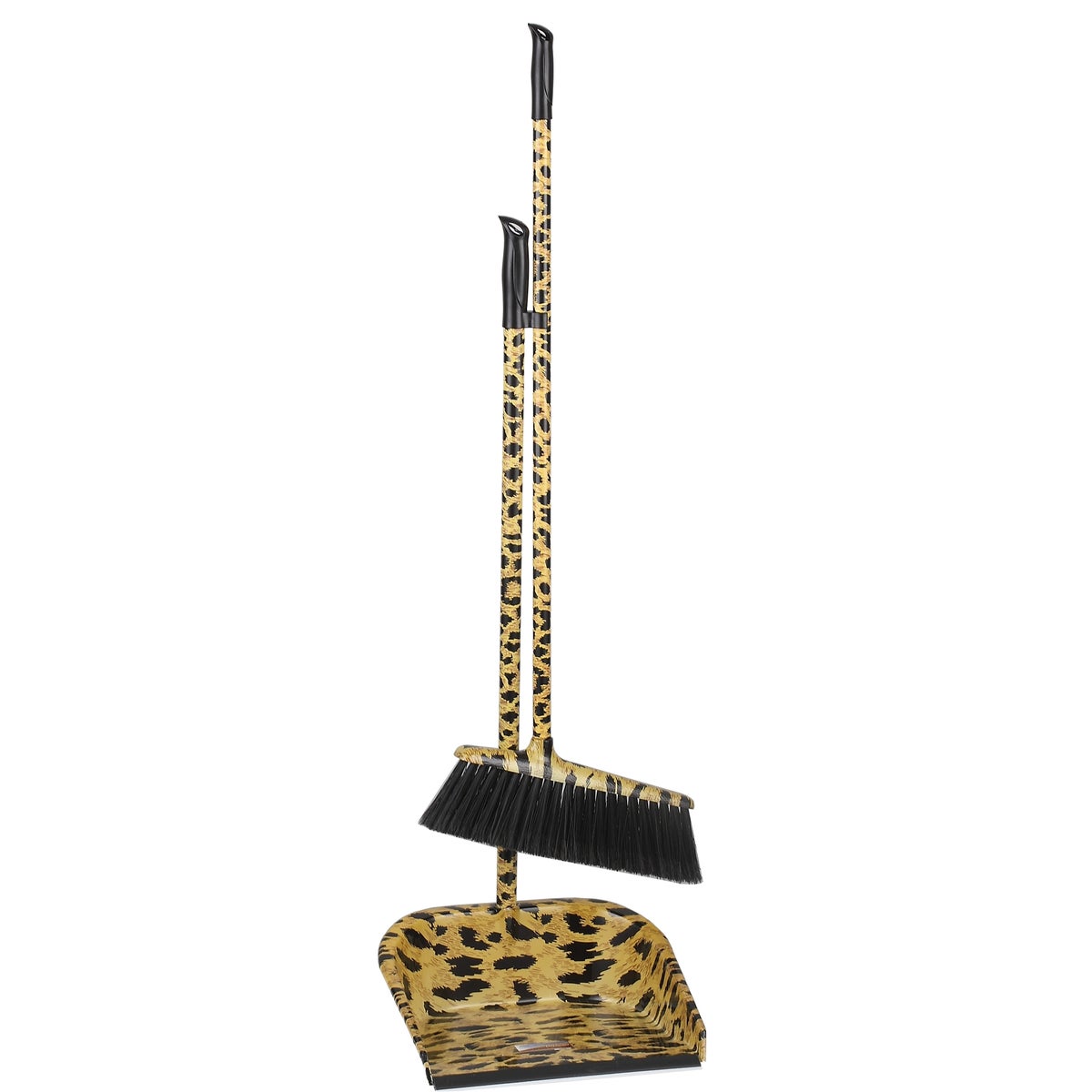 Cow / Leopard Design Dustpan with Broom Set (24)