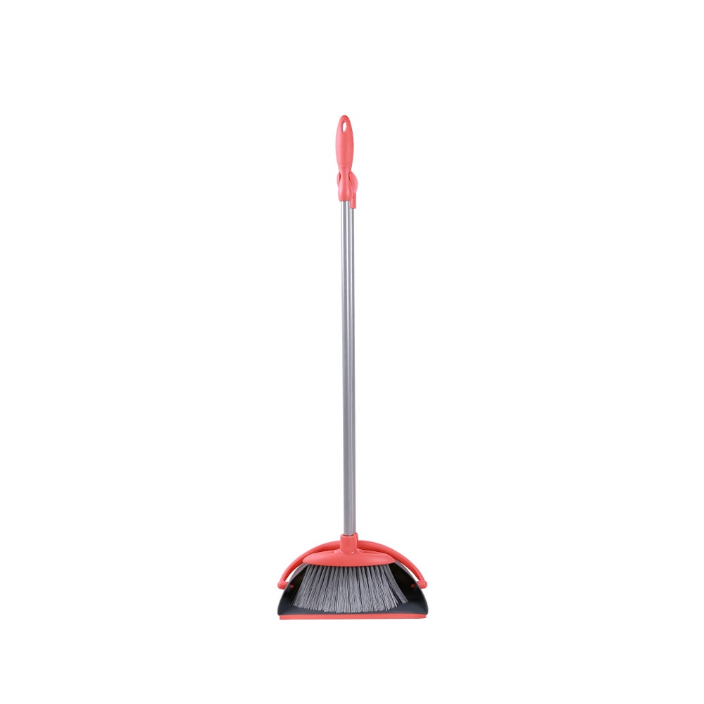 Soft Grip Handled Dustpan with Broom Set (12)