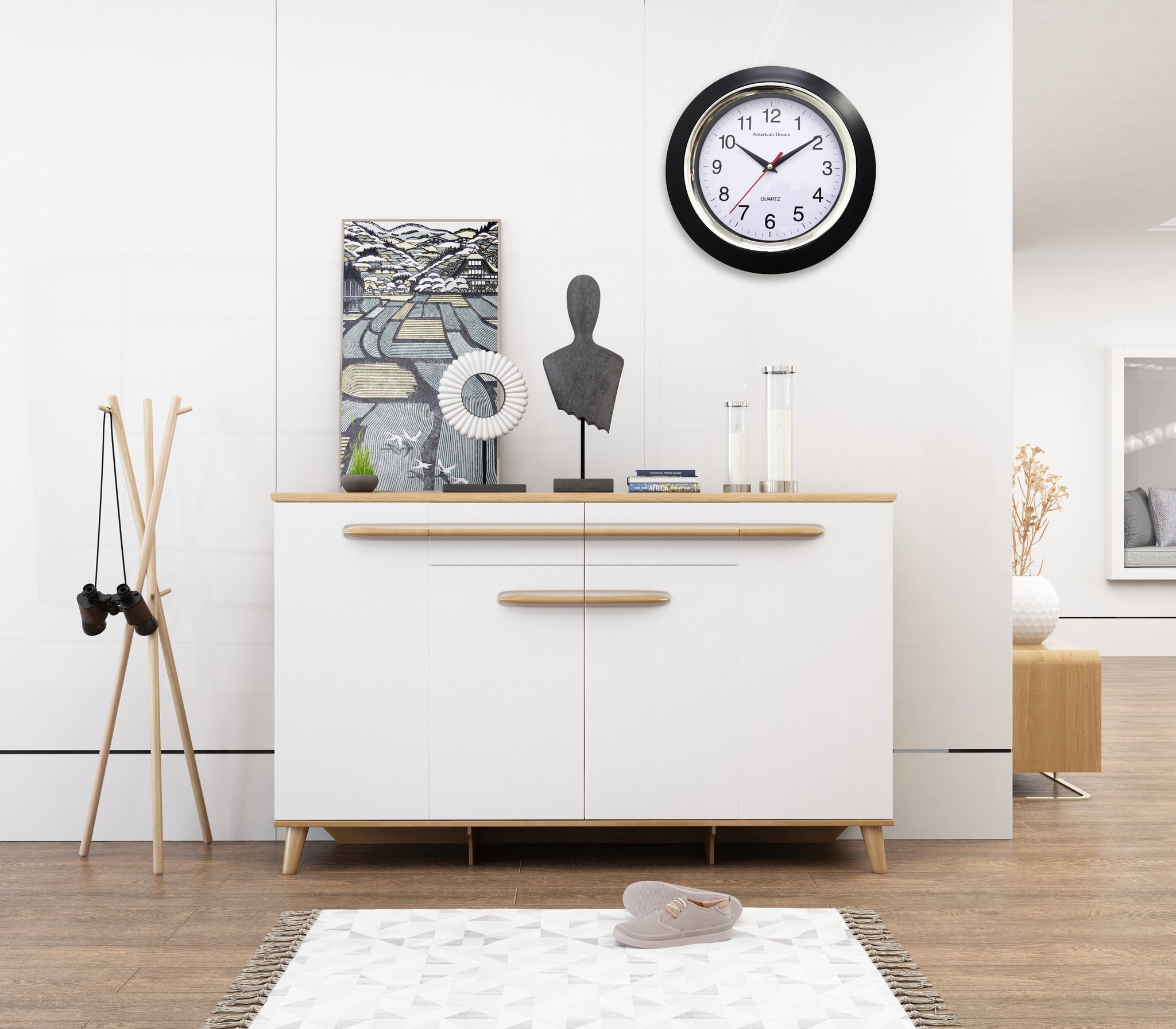 書 American Shelf & Wall Clocks Shelf Antique American Oak Wall Shelf Clock Shelf. For Sale