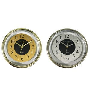 9" Round Clear Wall Clock (10)