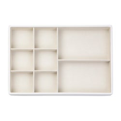 8 Comp Tray Pebbled White (4)