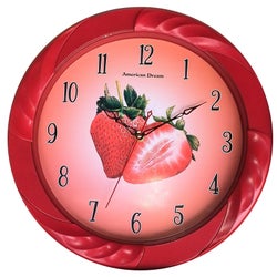 13" Fruit Wall Clock (10)