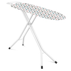 47" x 15" Metal Mesh Top Ironing Board with Metal Iron Rest (4)