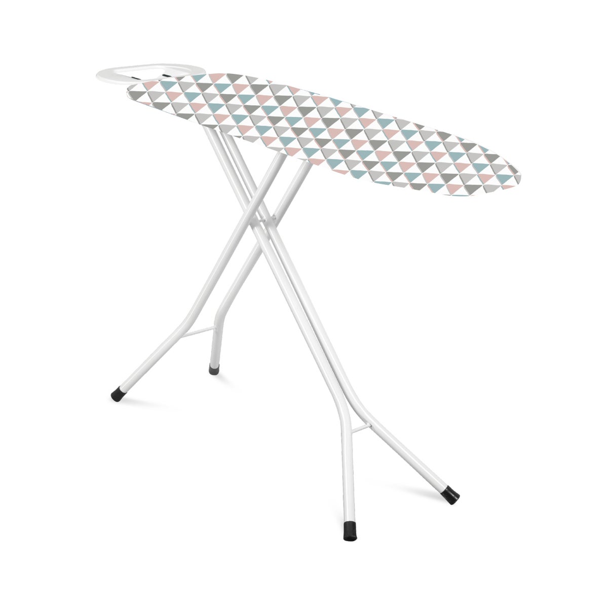 47" x 15" Metal Mesh Top Ironing Board with Metal Iron Rest (4)