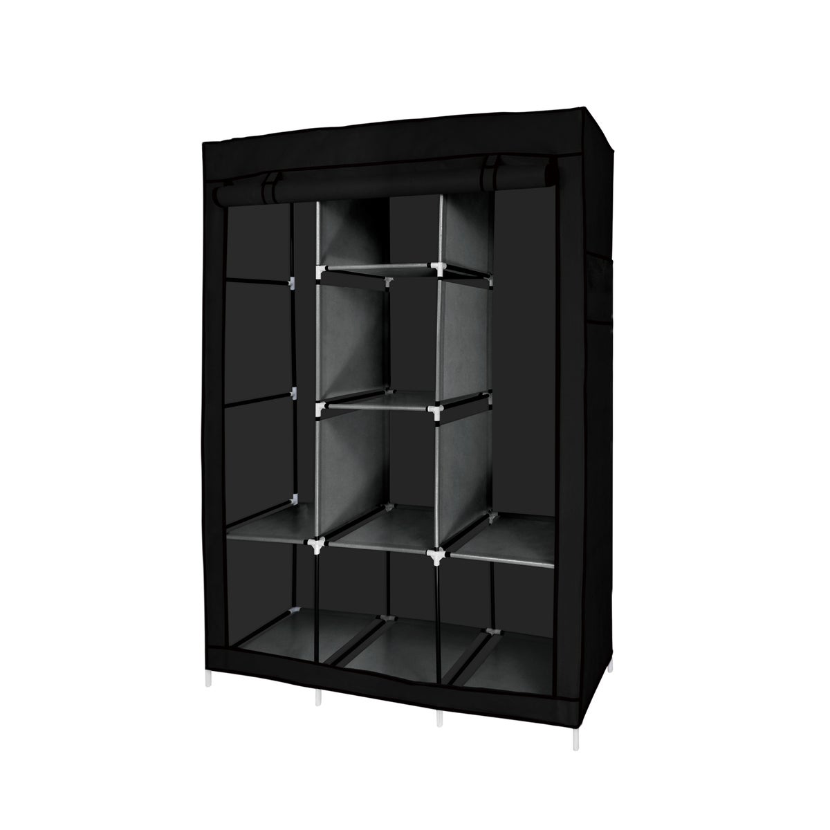 Black - Storage Closet w/ Shelving (6)