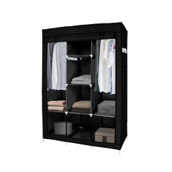 Black - Storage Closet w/ Shelving (6)