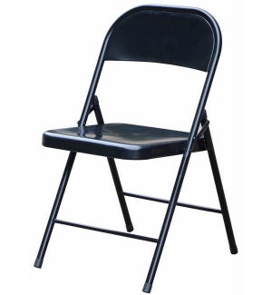 Black - Metal Folding Chair (6)