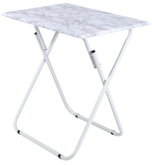 White Marble - Jumbo E-Z Tray Table 29"x20"x28" (4)