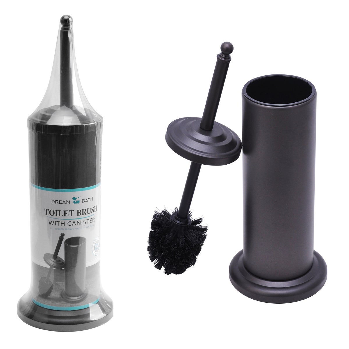 Coffee - Iron Toilet Brush with Canister (12)