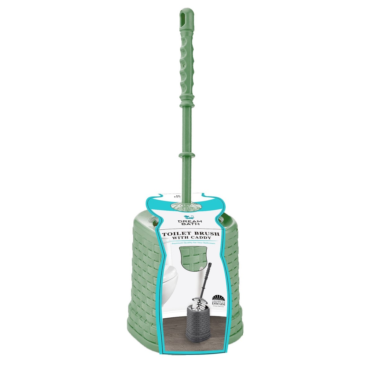 Rattan - Toilet Brush with Caddy (12)