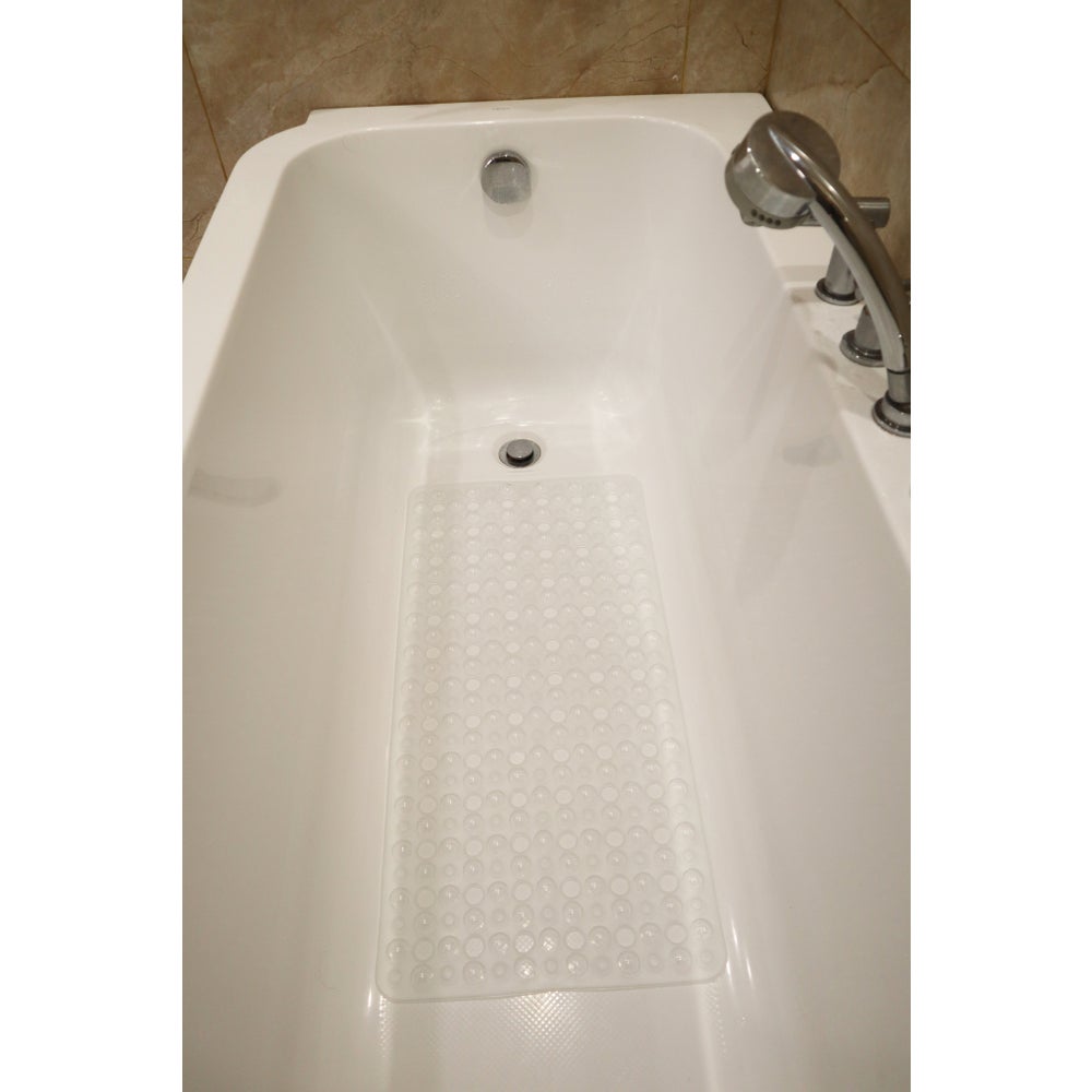 Clear - PVC Bubble Bathtub Mat (24)