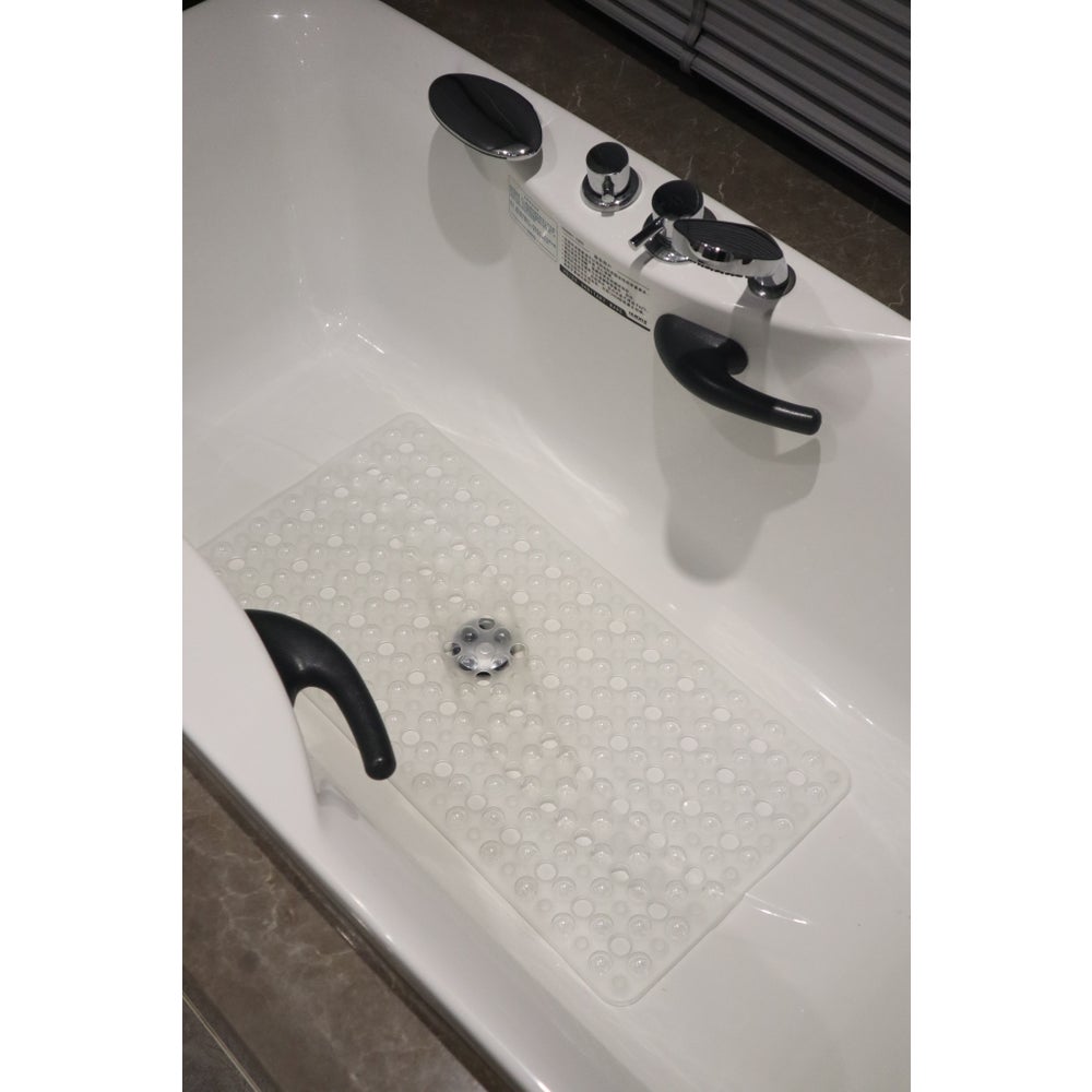 Clear - PVC Bubble Bathtub Mat (24)