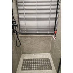Grey - PVC Bubble Bathtub Mat (24)