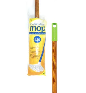 #20 Cotton Mop with Wood Handle (12)