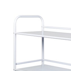 White/White - 3 Tier Rolling Cart (1)