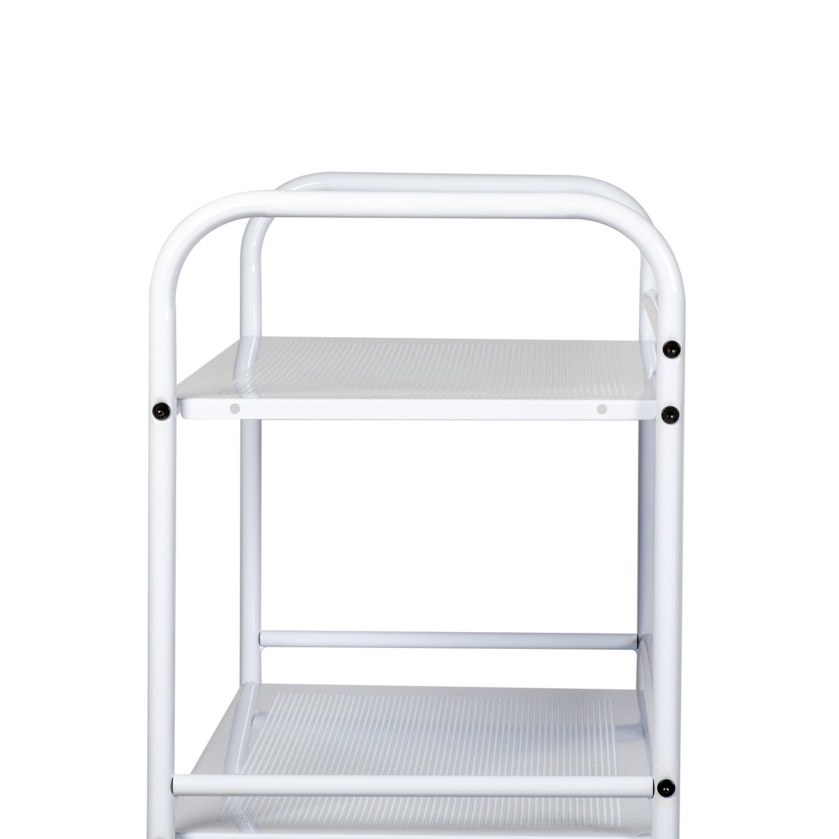 White/White - 4 Tier Rolling Cart (1)