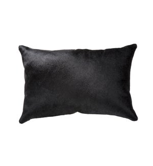 Cowhide Cushion 16x24" BLACK
