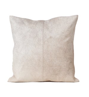 Cushion Cowhide Natural Grey 20x20"