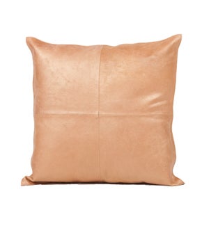 Cushion Cowhide Copper 20x20"