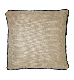 Telluride Cushion Beige Square 50cm