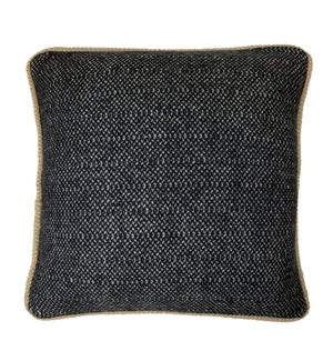 Telluride Cushion Black Square 50cm