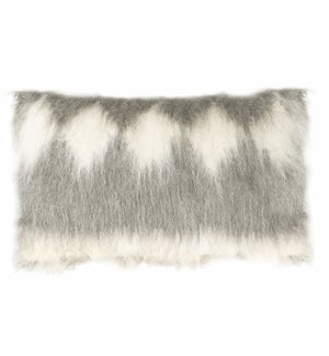 Torrey Cushion Grey/Off White Rectangle 40x70cm