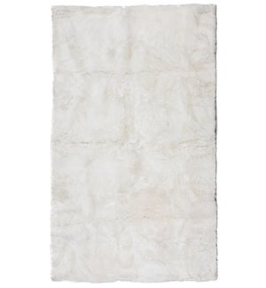 Design Rug Alpaca Suri 4x6' Ivory