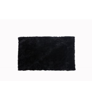 Shortwool Combed Shearling Plate BLACK